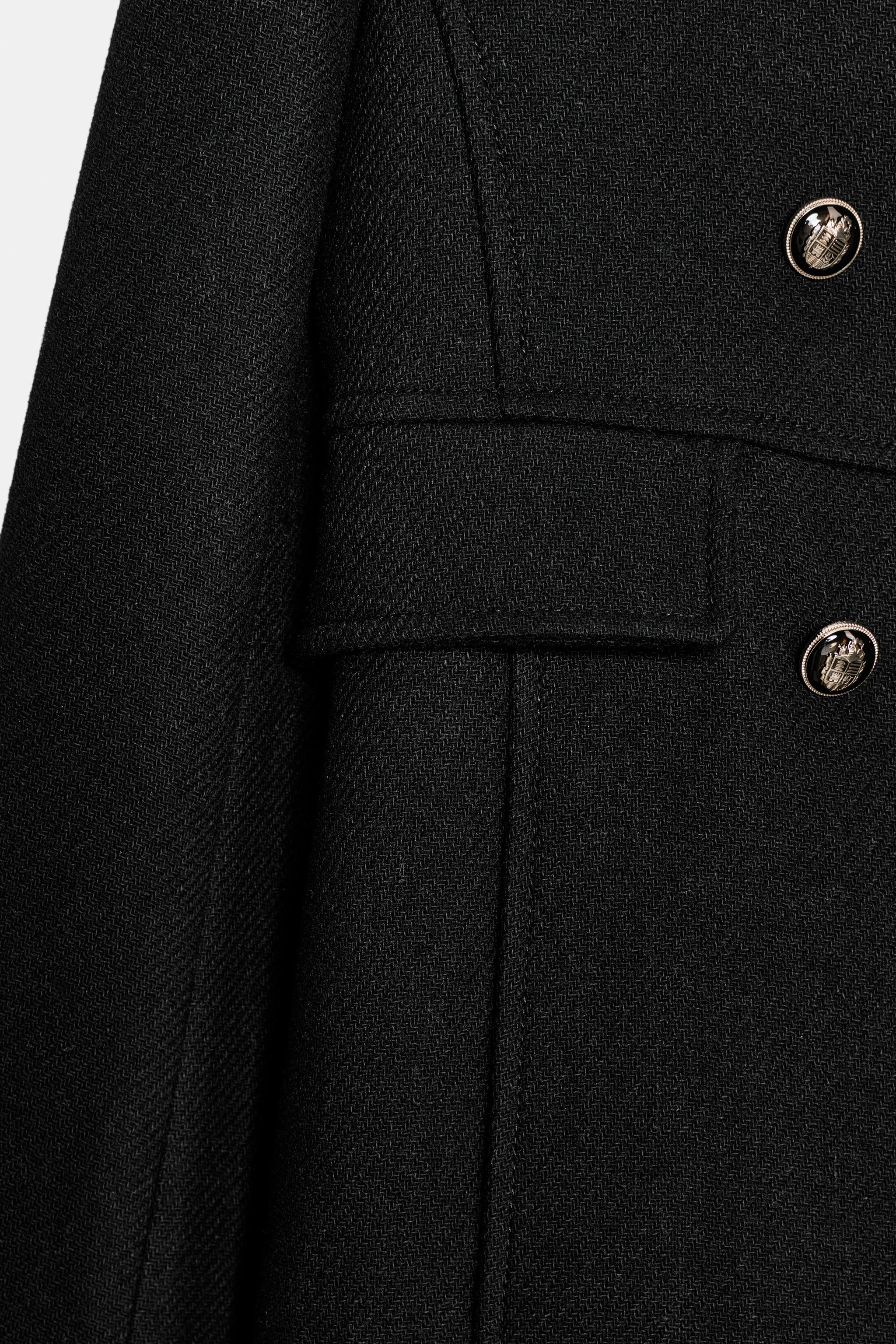 MANTEAU COURT CROISÉ AVEC LAINE